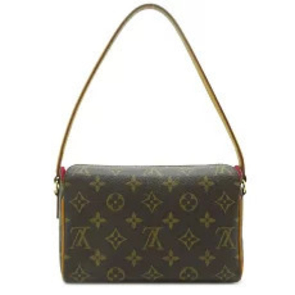 Louis Vuitton Recital Monogram Shoulder Brown Bag